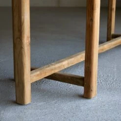 Antonia - Table En Teck Massif Recyclé 6-8 Pers -Magasin De Meubles 1200 1200 table en teck massif recycle 6 8 pers antonia 4