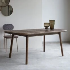 Mahkah - Table En Chêne Massif 6/8 Pers. -Magasin De Meubles 1200 1200 table mahkah en chene massif 6 8 pers 3