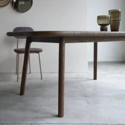 Mahkah - Table En Chêne Massif 6/8 Pers. -Magasin De Meubles 1200 1200 table mahkah en chene massif 6 8 pers 4