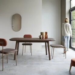 Mahkah - Table En Chêne Massif 6/8 Pers. -Magasin De Meubles 1200 1200 table mahkah en chene massif 6 8 pers 6