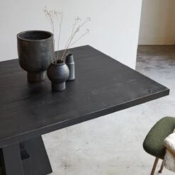 Aya - Table Pin Recyclé 6/8 Pers. -Magasin De Meubles 1200 1200 table pin recycle aya 6 8 pers 4