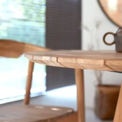 Paloma - Table Ronde En Teck Massif 6 Pers. -Magasin De Meubles 1200 1200 table ronde en teck massif paloma 6 pers 3