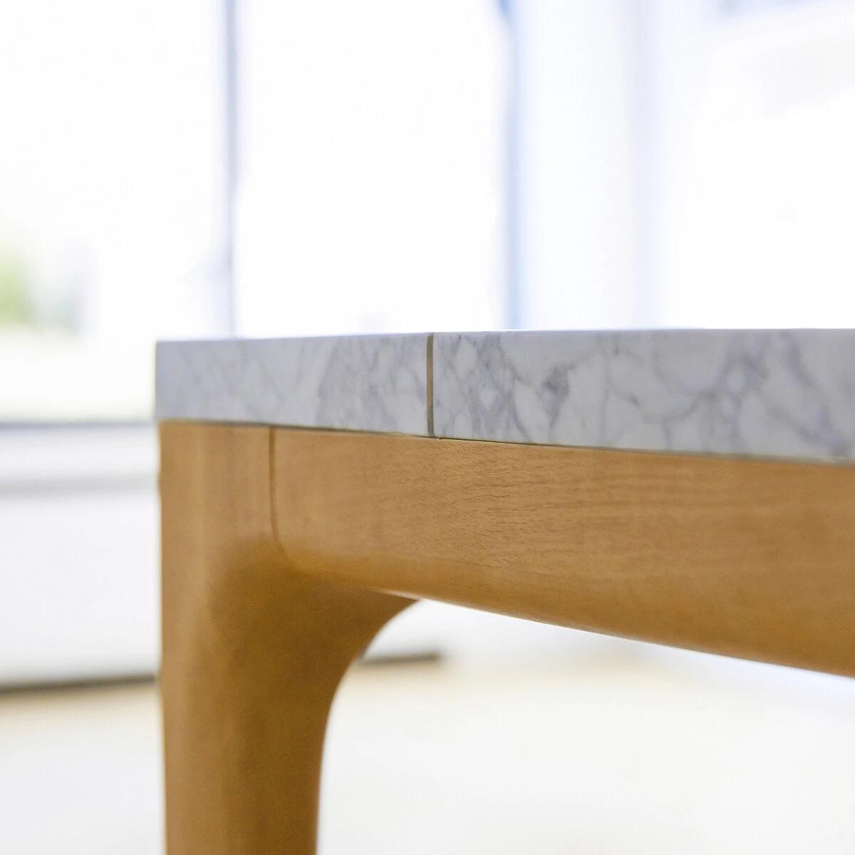 Stonepiet - Table En Chêne Massif Et Marbre 6/8 Pers. 7 Stonepiet - Table En Chêne Massif Et Marbre 6/8 Pers. – Image 5