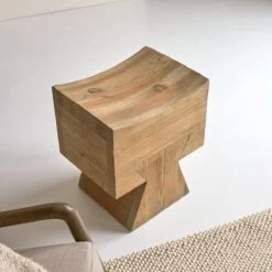 Pio - Tabouret En Pin Massif Recyclé -Magasin De Meubles 1200 1200 tabouret en pin massif recycle pio 1