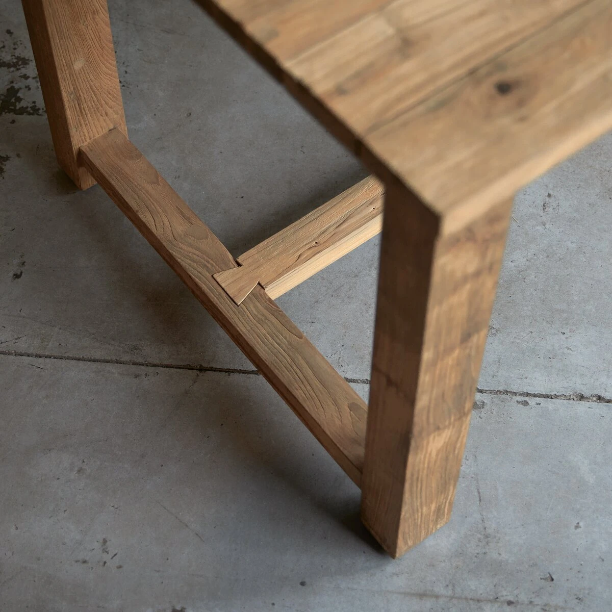 Teresa - Table En Teck Massif Recyclé 6-8 Pers. 7 Teresa - Table En Teck Massif Recyclé 6-8 Pers. – Image 5