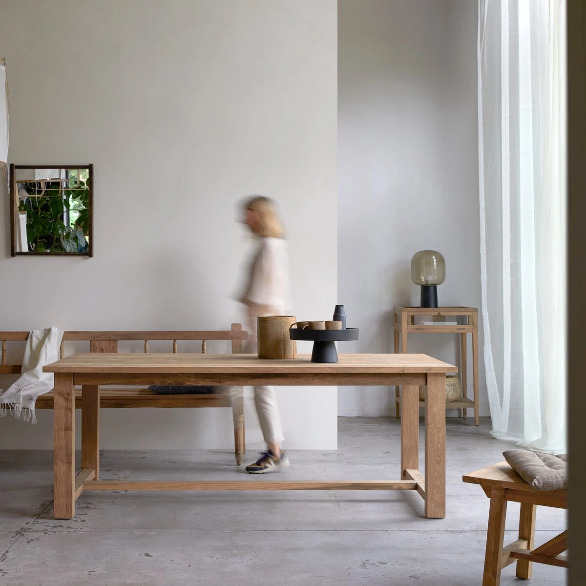 Teresa - Table En Teck Massif Recyclé 6-8 Pers. 3 Teresa - Table En Teck Massif Recyclé 6-8 Pers.