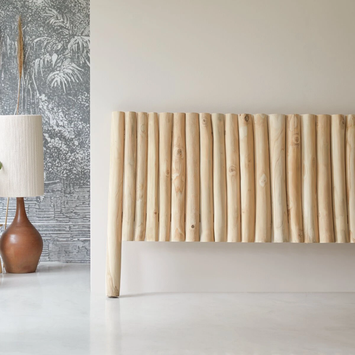 River - Tête De Lit En Teck Massif 180 Cm 6 River - Tête De Lit En Teck Massif 180 Cm – Image 4