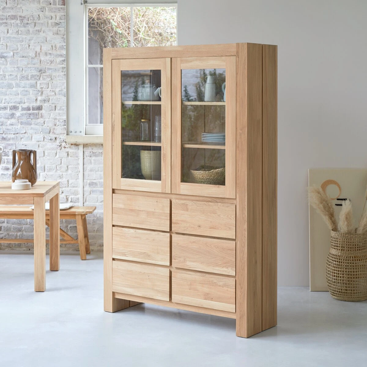 Eden - Vaisselier En Chêne Massif 6 Eden - Vaisselier En Chêne Massif – Image 4