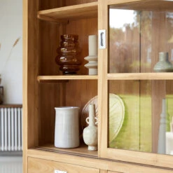 Coffee Tek - Vaisselier En Teck Massif 160 Cm 17 Coffee Tek - Vaisselier En Teck Massif 160 Cm -Magasin De Meubles 1200 1200 vaisselier en teck massif coffee tek 160 cm 5