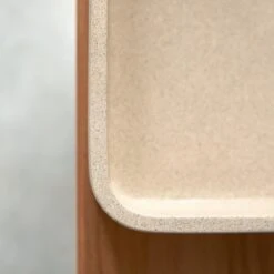 Thaïs - Vasque Carrée En Terrazzo Cream -Magasin De Meubles 1200 1200 vasque carree en terrazzo cream thais 2