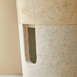 Koni - Vasque Sur Pied En Marbre Cream -Magasin De Meubles 1200 1200 vasque sur pied en marbre koni cream 3