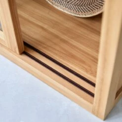 Coffee Tek - Vitrine En Teck Massif 120 Cm 10 Coffee Tek - Vitrine En Teck Massif 120 Cm -Magasin De Meubles 1200 1200 vitrine en teck massif coffee tek 120 cm 2