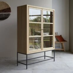 Babeth - Vitrine Haute En Chêne Massif 14 Babeth - Vitrine Haute En Chêne Massif -Magasin De Meubles 1200 1200 vitrine haute en chene massif babeth 3