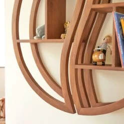 Ying Yang - Etagère Murale Enfant En Teck Massif -Magasin De Meubles 1200 1200 ying yang etagere murale enfant en teck massif 6